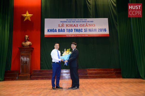 Lễ khai giảng khóa đào tạo thạc sĩ đợt 1 năm 2016