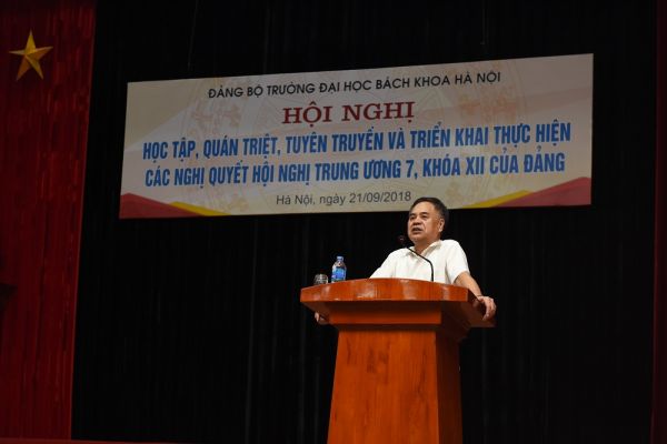 Hội nghị học tập, quán triệt, tuyên truyền và triển khai thực hiện các Nghị quyết Hội nghị Trung ương 7, khóa XII của Đảng