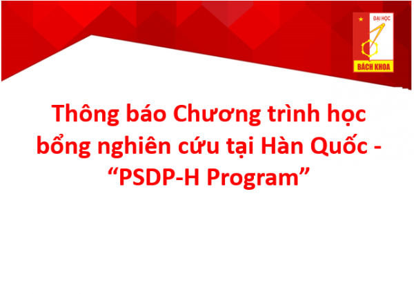 Chương trình học bổng nghiên cứu tại Hàn Quốc