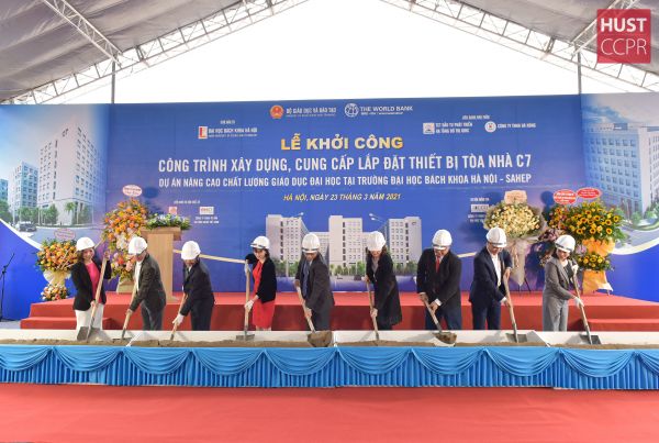 Khởi công xây dựng toà nhà C7 Dự án SAHEP