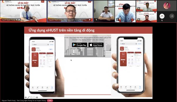 Nhà cái uy tín io
 ra mắt Hệ thống Quản trị đại học trực tuyến eHUST