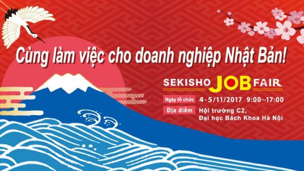 [Ngày Hội Việc Làm] Các doanh nghiệp Nhật Bản Sekisho Jobfair tháng 11 năm 2017