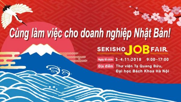 Ngày hội việc làm tại các doanh nghiệp Nhật Bản Sekisho Jobfair năm 2018