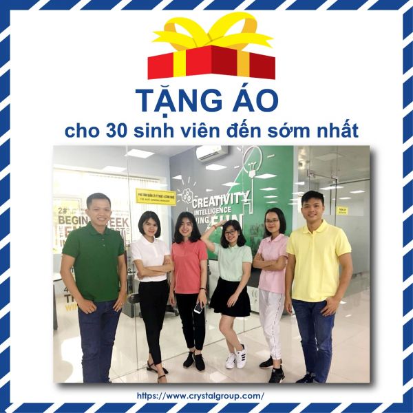 Hội thảo tuyển dụng giám đốc tương lai của tập đoàn Crystal chinh phục mức lương 22 triệu/tháng