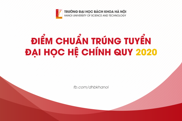 Điểm chuẩn Đại học hệ Chính quy 2020