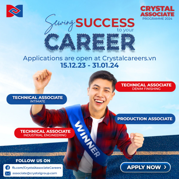 CRYSTAL ASSOCIATE PROGRAMME - Tuyển dụng năm 2024