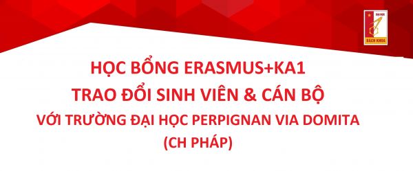 HỌC BỔNG TRAO ĐỔI SINH VIÊN & CÁN BỘ  VỚI TRƯỜNG ĐẠI HỌC PERPIGNAN VIA DOMITA (CH PHÁP)