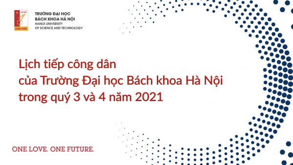 Lịch tiếp công dân của Trường Đại học Nhà cái uy tín io
 trong quý 3 và 4 năm 2021