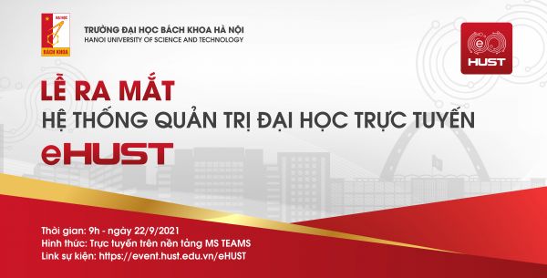 Lễ ra mắt hệ thống quản trị đại học trực tuyến eHUST