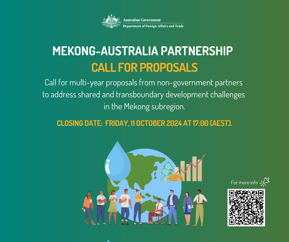 Call for Proposals: Mekong Australia Partnership