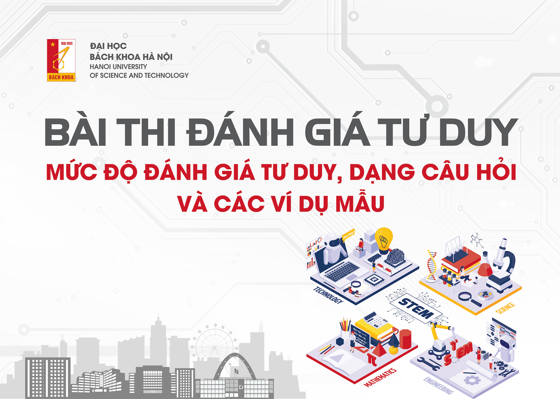 Công bố câu hỏi minh họa Kỳ thi Đánh giá tư duy 2023